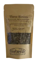 kraft bag three sisters digestive mint green tea